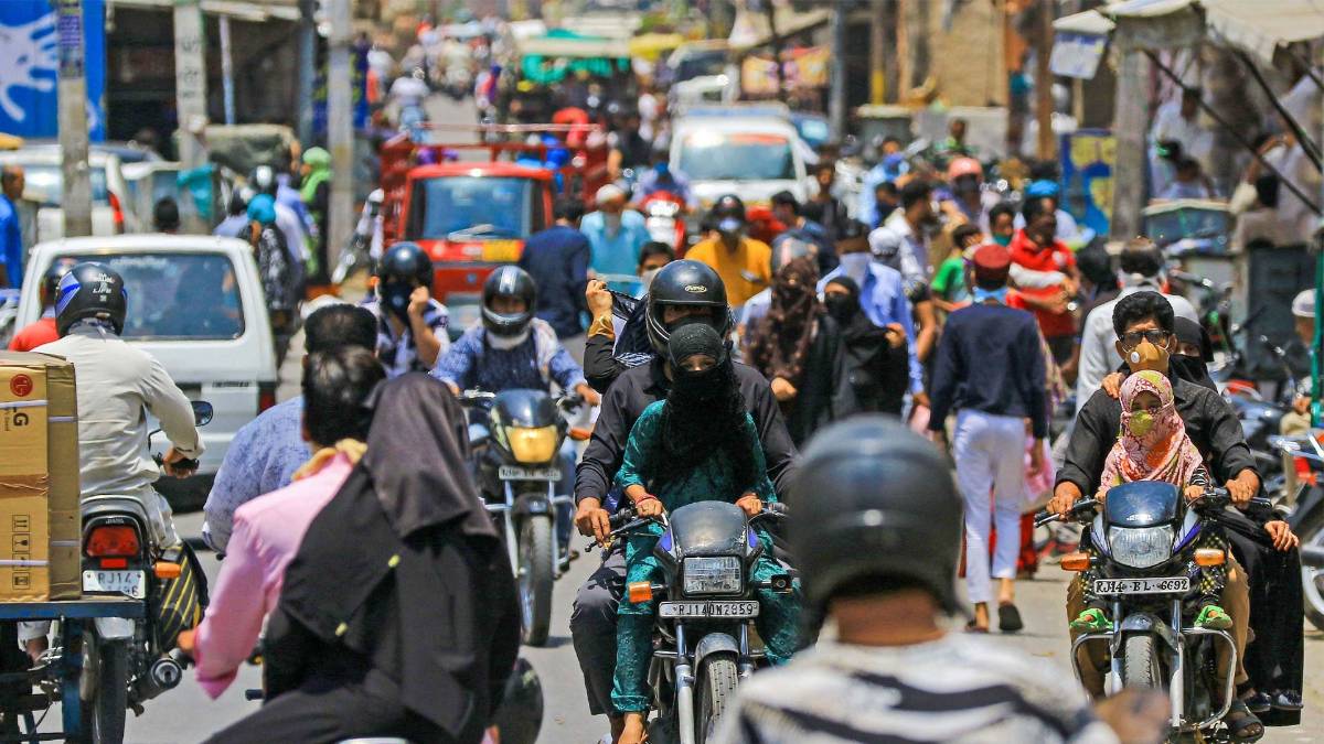 Corona cases increased in Ramganj of jaipur (Photo- PTI)