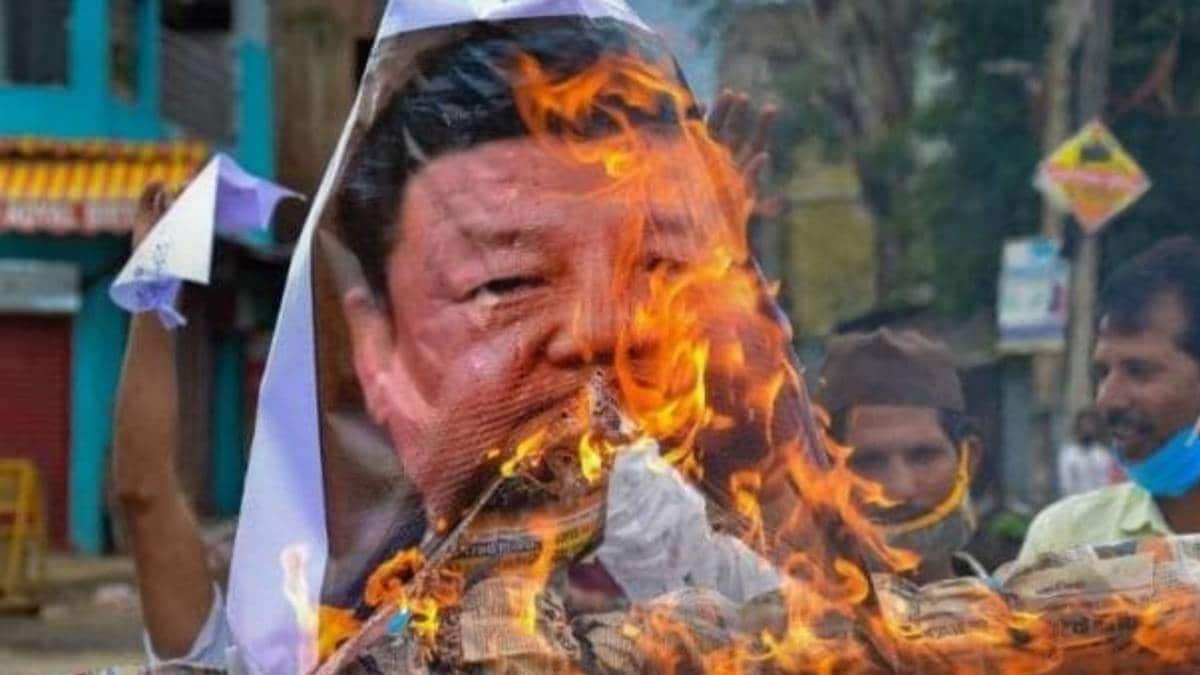 चीन के खिलाफ भारत में जगह-जगह हो रहे हैं प्रर्दशन (File-PTI)