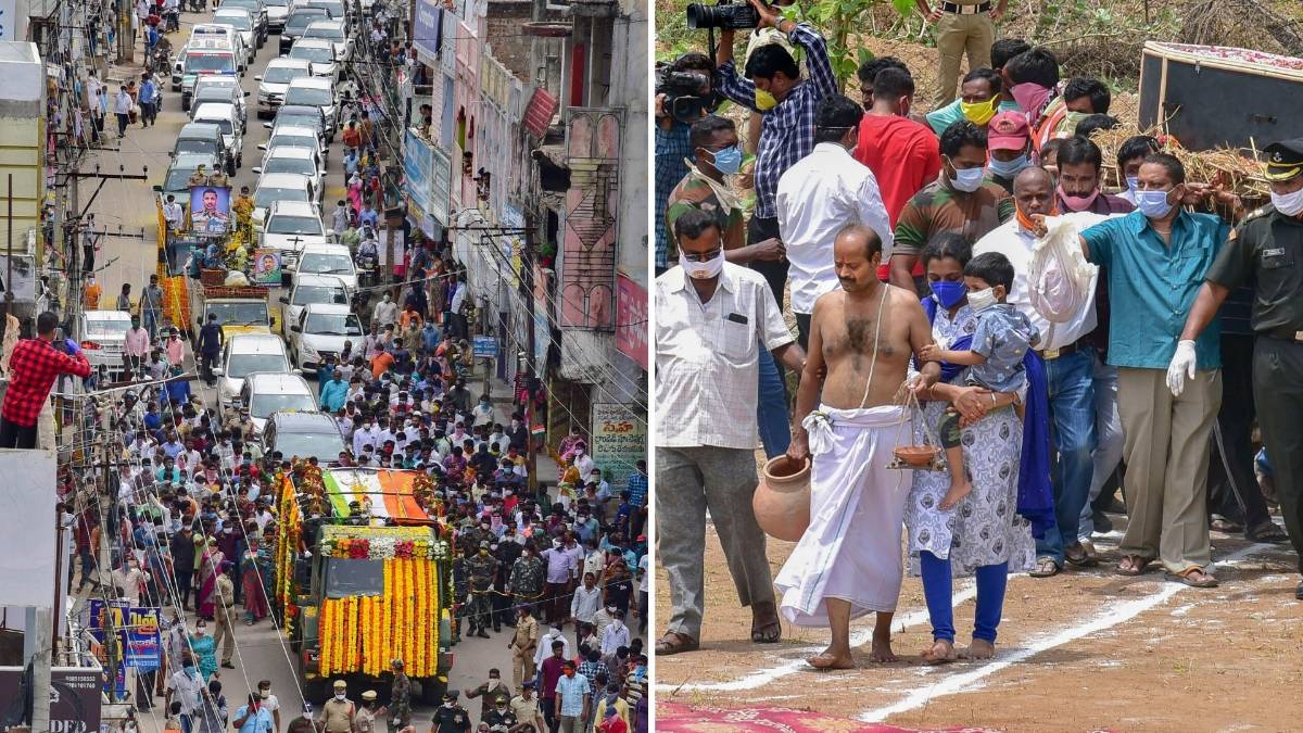 गलवान इलाके में शहीद हुए सैनिकों को लोगों ने नम आंखों से दी अंतिम विदाई (File-PTI)