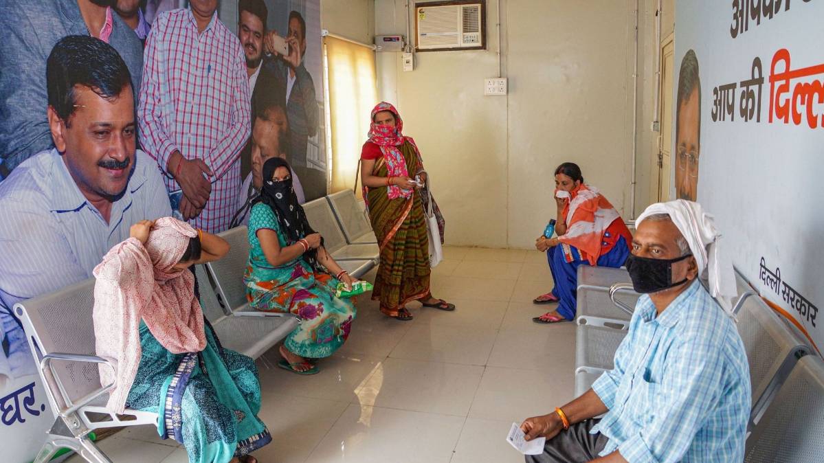 कोरोना से राजधानी दिल्ली बेहाल (File-PTI)