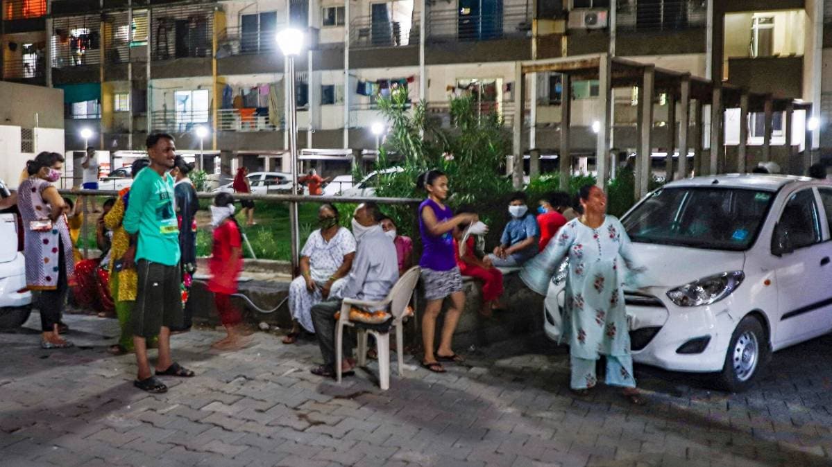 गुजरात में भूकंप के झटके (File-PTI)