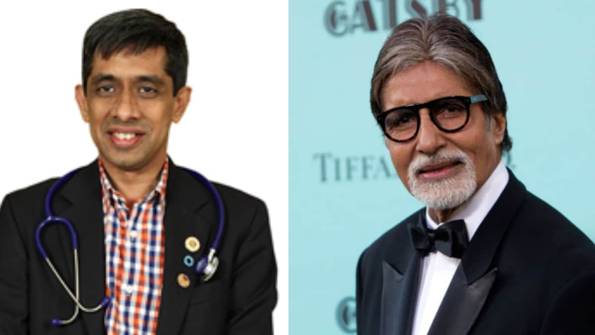 Dr. Shashank Joshi / Amitabh Bachchan (File- Apollosugar/ Reuters)