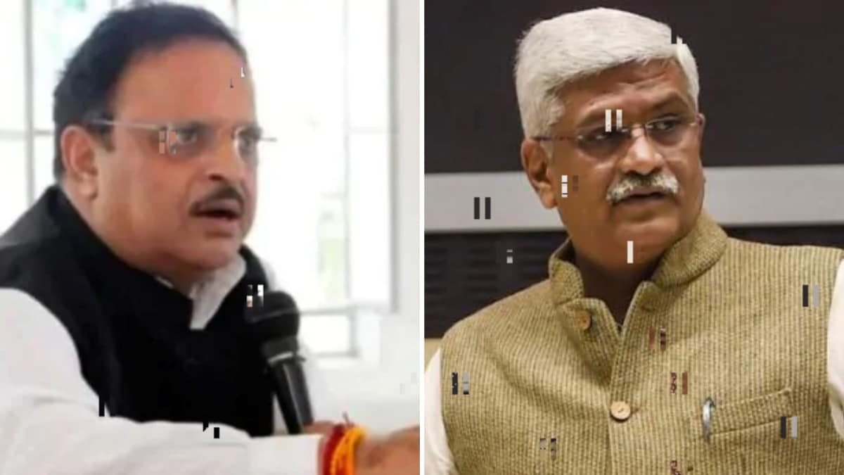 राजस्थान के स्वास्थ्य मंत्री रघु शर्मा  / केंद्रीय मंत्री गजेंद्र सिंह शेखावत (फाइल फोटोः फेसबुक/