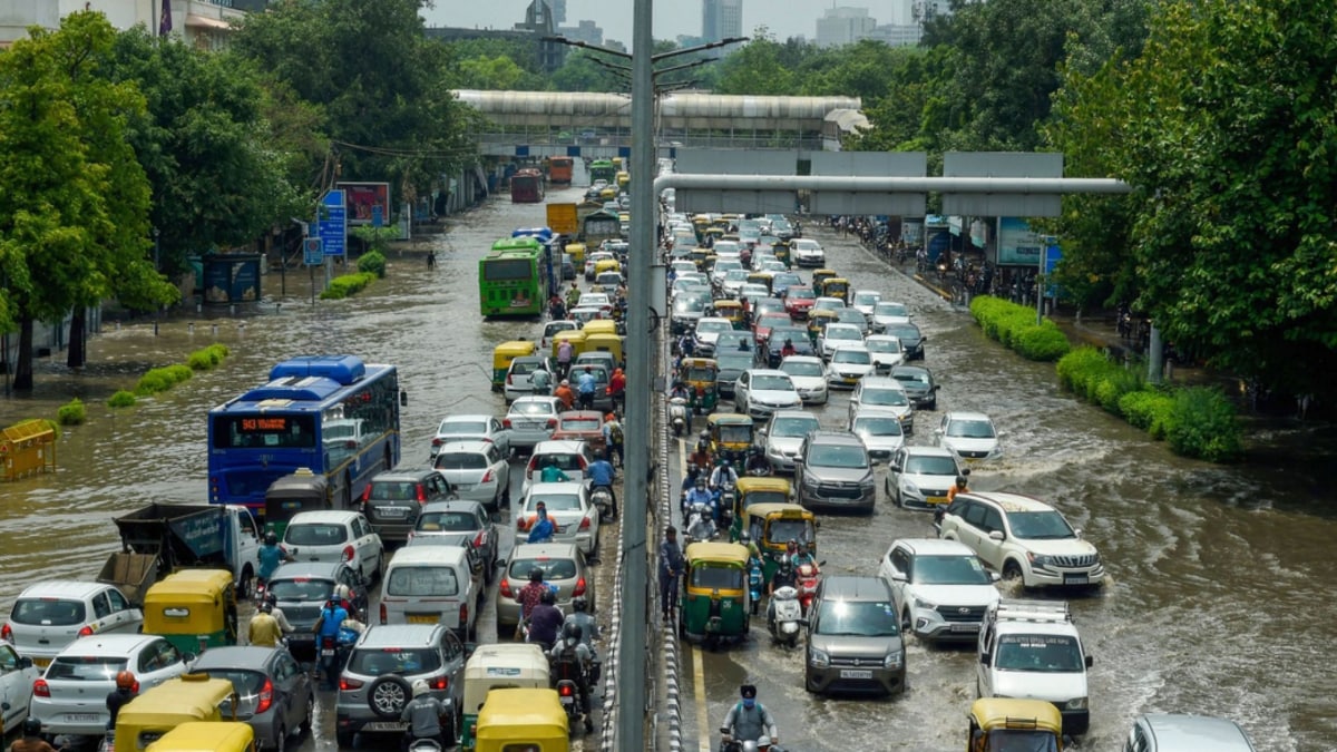 Waterlogging in Delhi (File-PTI)