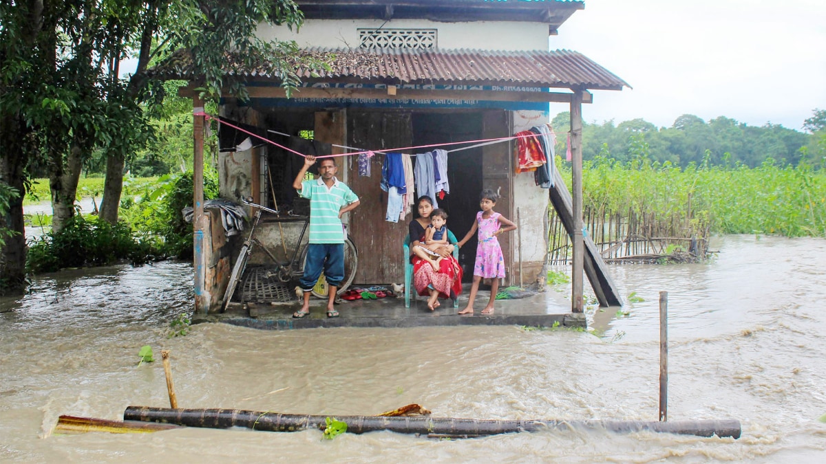 Heavy rain in Mumbai Bihar UP and Assam (Photo- PTI)