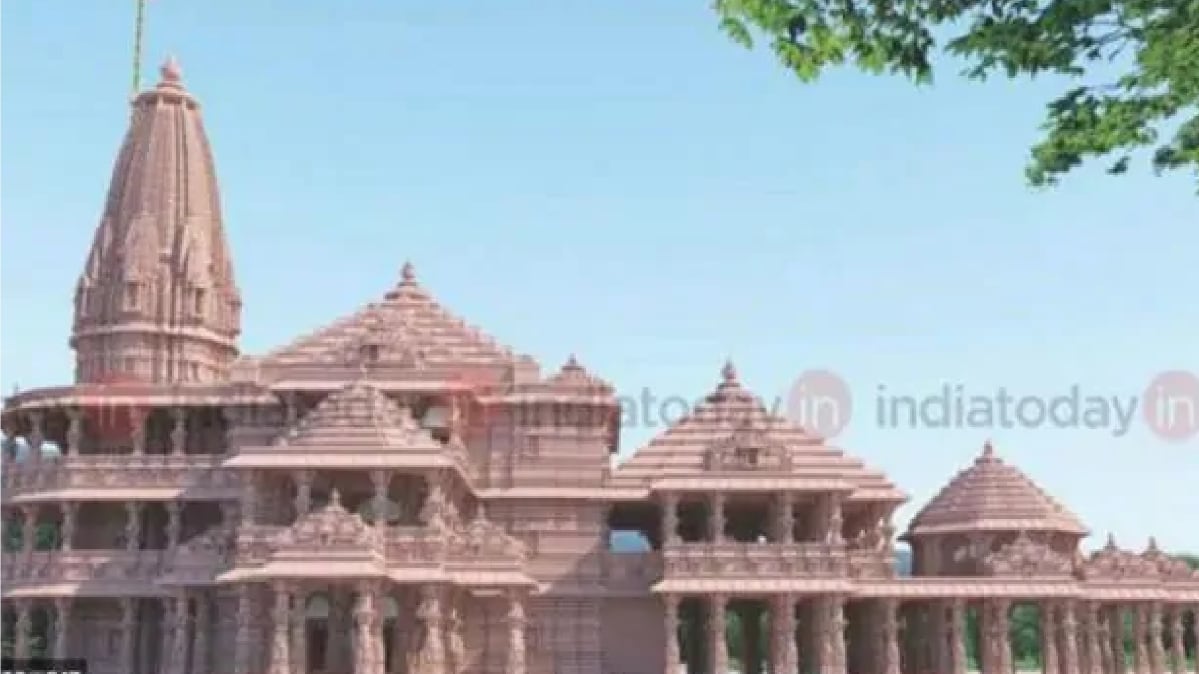 अयोध्या में हो रही राम मंदिर भूमि पूजन की तैयारी