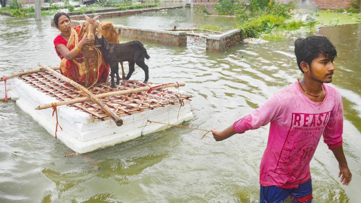 About 10 lakh people affected in 12 flood hit districts in Bihar (Photo- PTI)