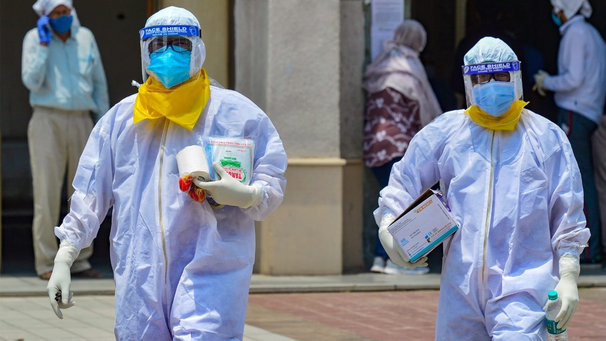 India records 45,000 new coronavirus cases and 1,129 deaths in a single day (Photo- PTI)