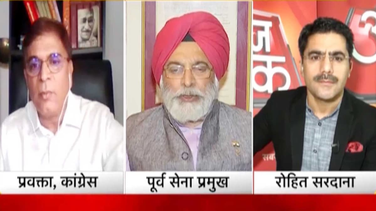 पूर्व आर्मी चीफ का कांग्रेस प्रवक्ता पर हमला