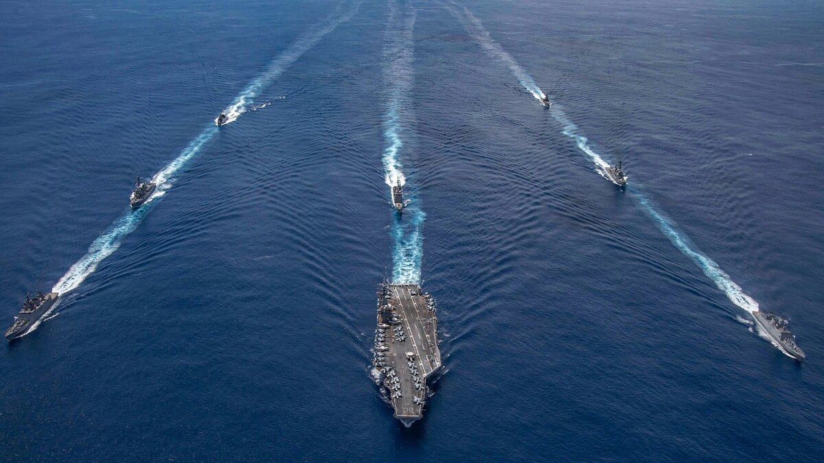 Indian Navy carries out military drill with US