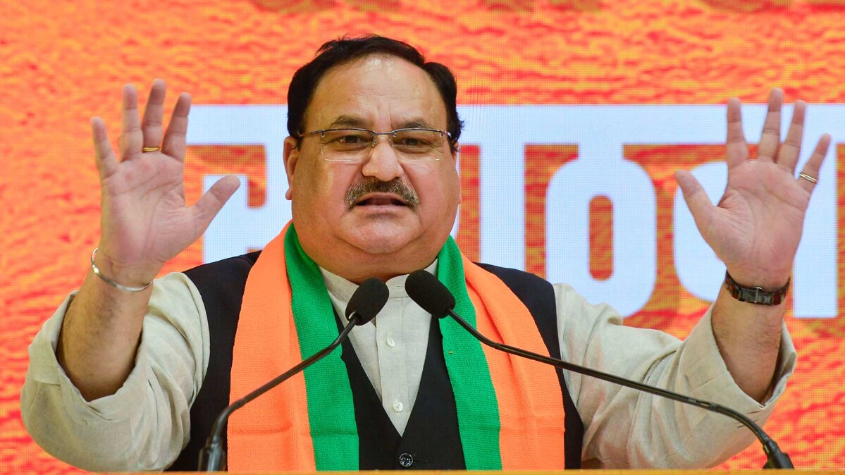 भारतीय जनता पार्टी के अध्यक्ष जेपी नड्डा (फोटो-PTI)