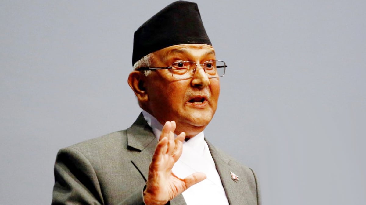 Nepal PM KP Sharma Oli (Image credit: Reuters)