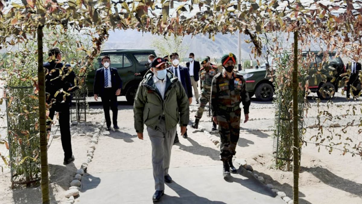 PM Modi in Leh (Photo-PTI)