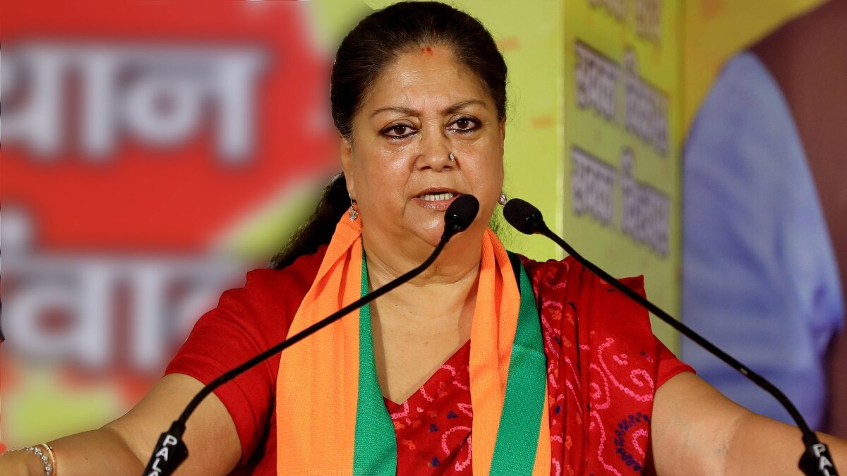 Rajasthan Former CM Vasundhara Raje Scindia (Photo- PTI)