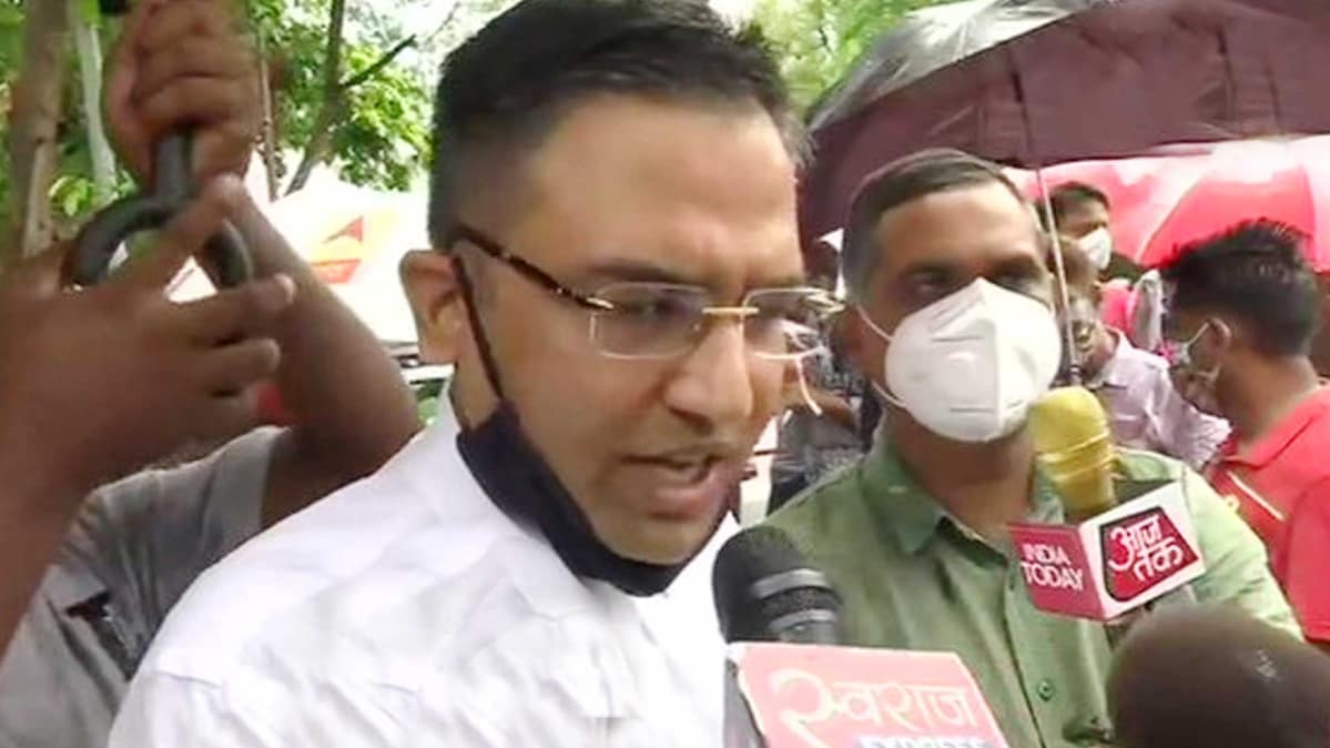 Prateek Kasliwal, lawyer of Speaker CP Joshi (फोटो-ANI)