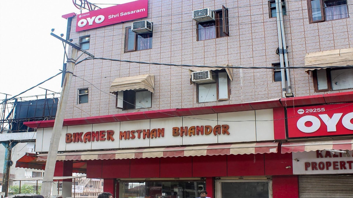 Hotel in Faridabad where Vikas Dubey came to take a room (Photo- PTI)