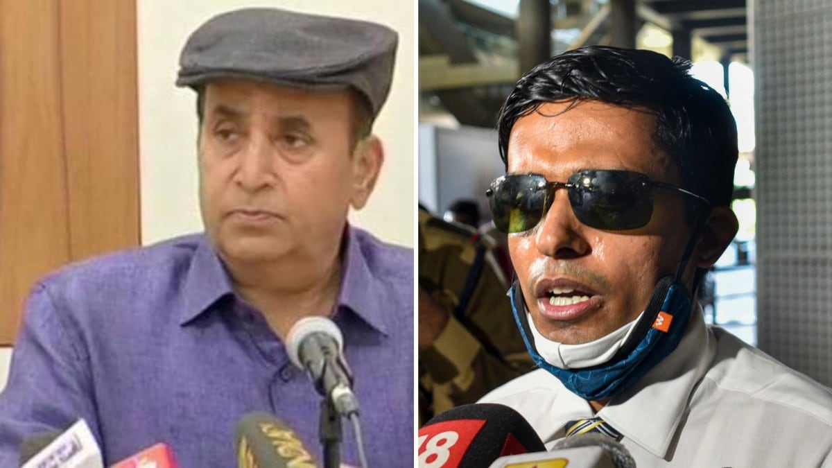 Maharashtra Home Minister Anil Deshmukh/ IPS Vinay Tiwari (File Photo/ PTI)