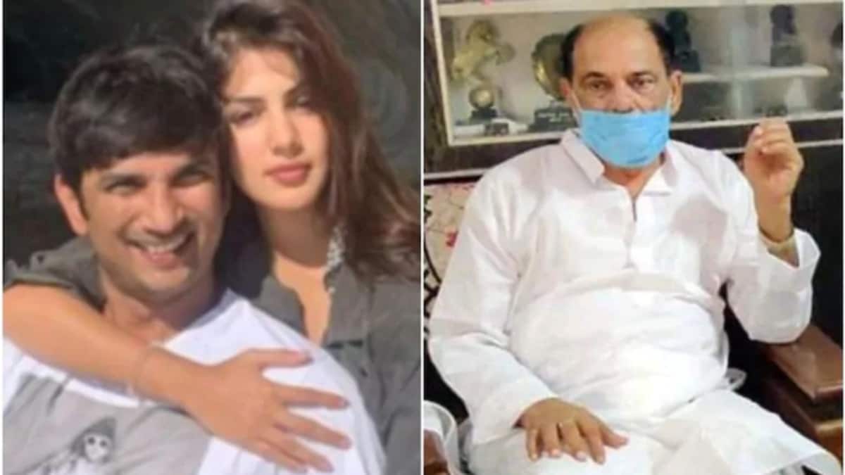 KK Singh, Sushant Sigh Rajput's father and Rhea Chakraborty (File Photo)