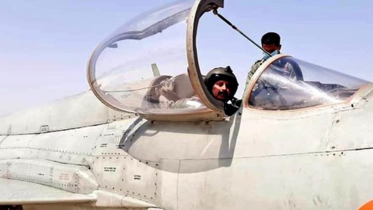IAF chief RKS Bhadauria flew a MiG-21 Bison (File Photo)