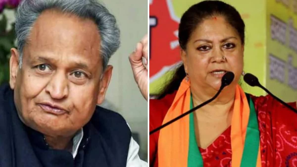 अशोक गहलोत/ बीजेपी नेती वसुंधरा राजे (पीटीआई)