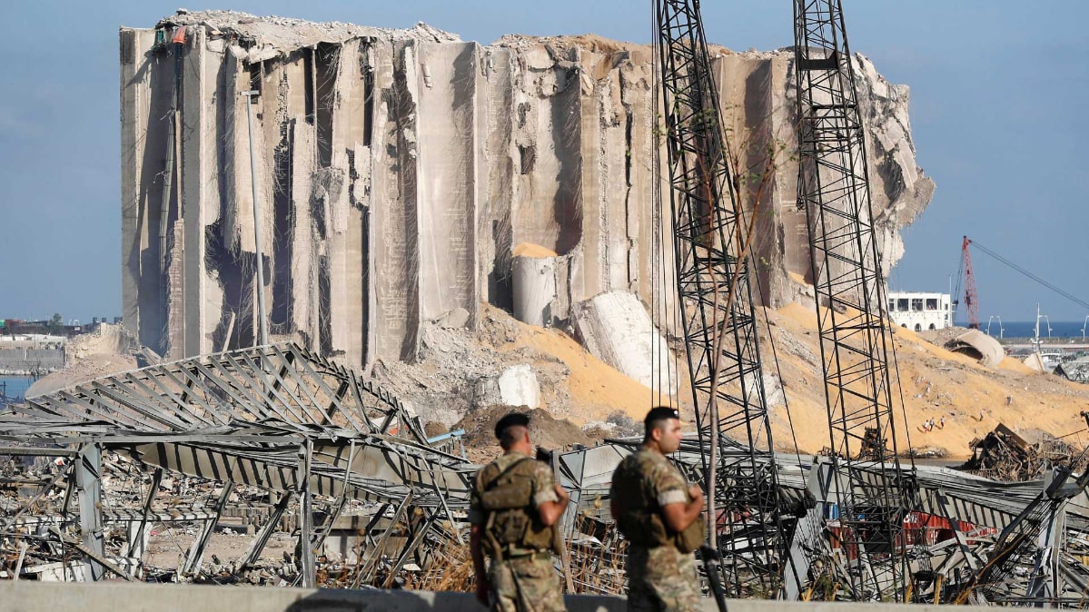 बेरूत में इसी जगह हुआ था ब्लास्ट (फोटो-PTI)