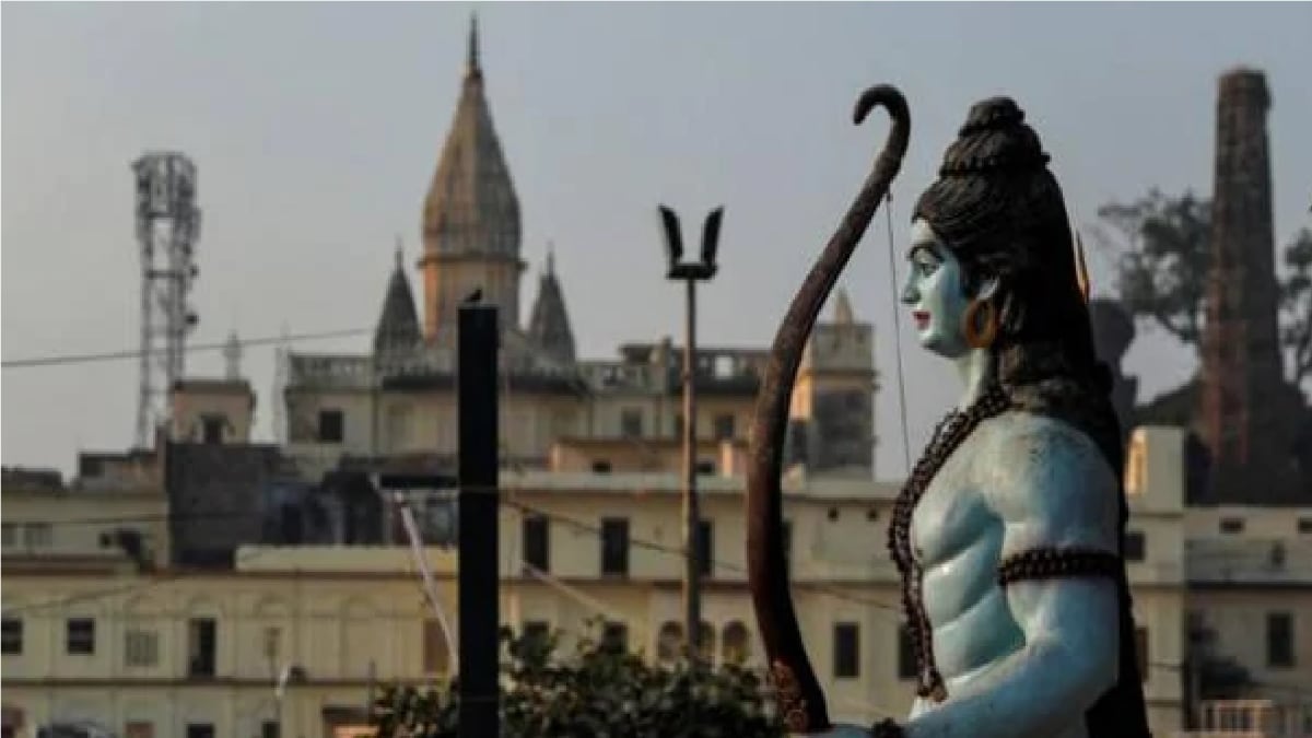 अयोध्या में हो रही भूमिपूजन की तैयारी