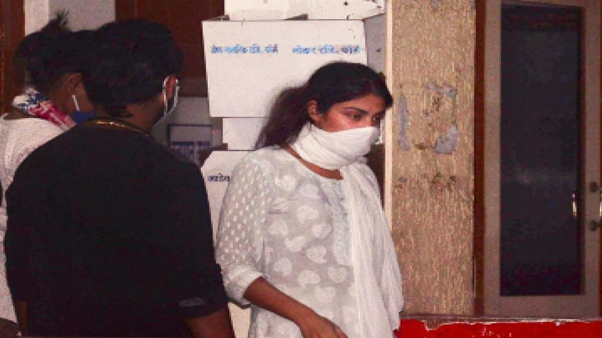 Rhea Chakraborty is being questioned by CBI (Photo-PTI)