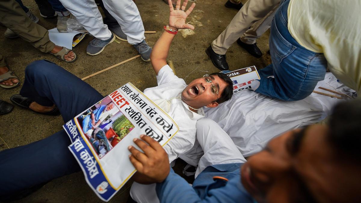 youth congress protest