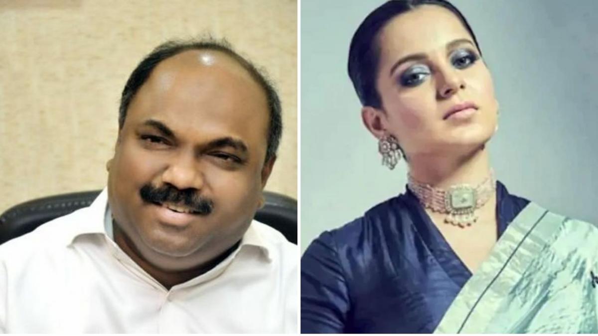 Anil Parab and Kangana Ranaut (File- Twitter/ Aaj Tak)