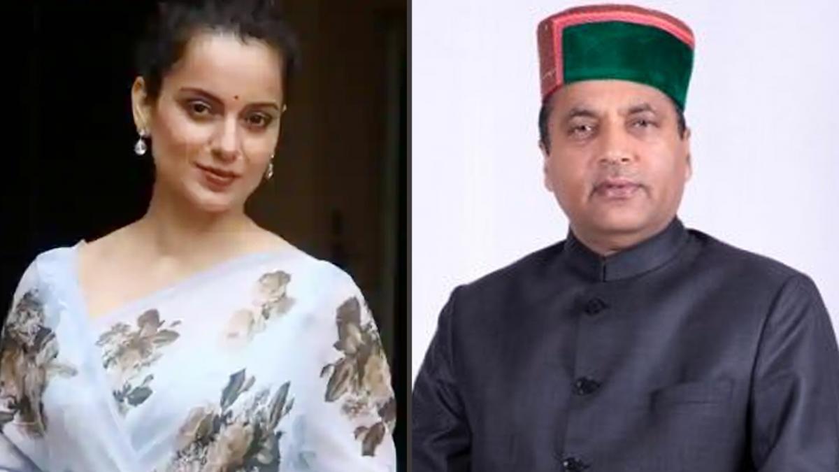 CM Jairam Thakur and Kangana Ranaut