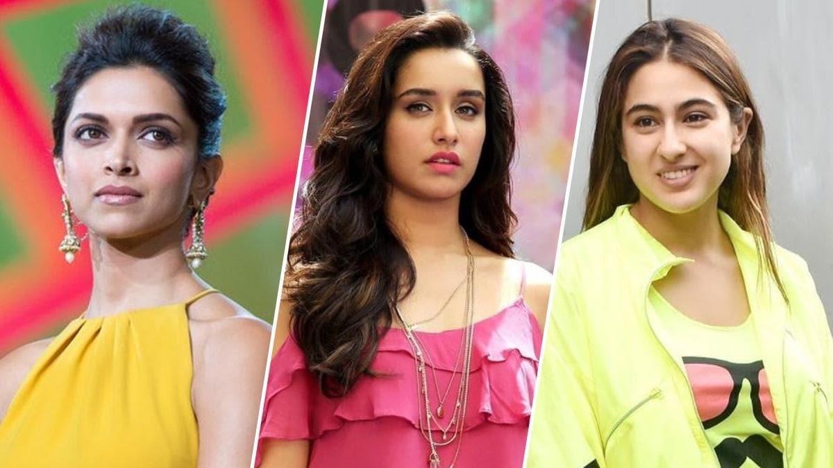 Deepika, Sara and Shraddha Kapoor (file photo)
