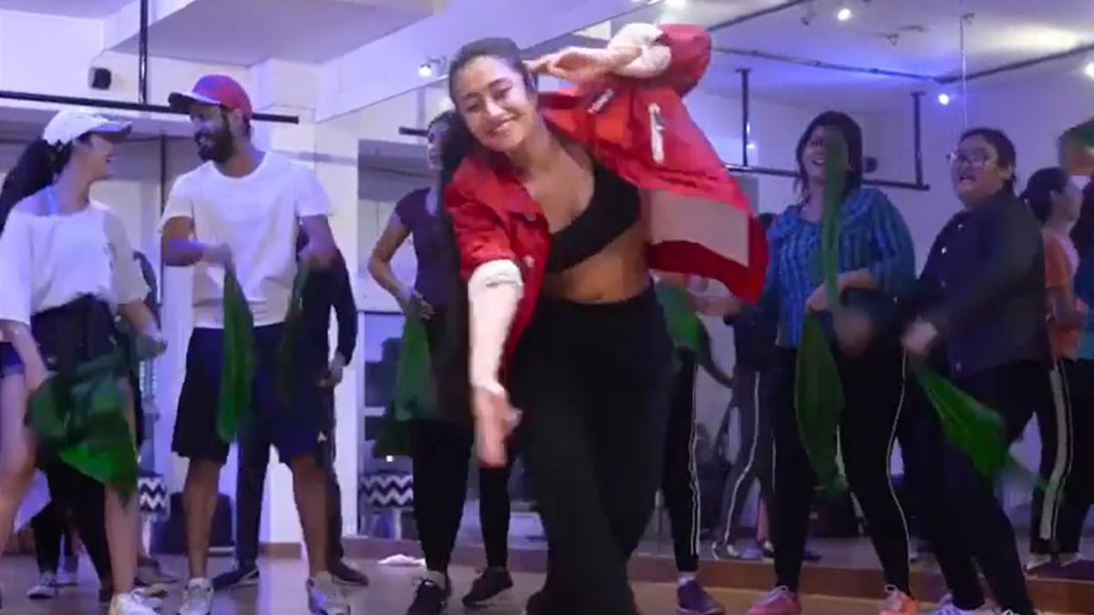 Yuzvendra Chahal fiance Dhanashree Verma viral video