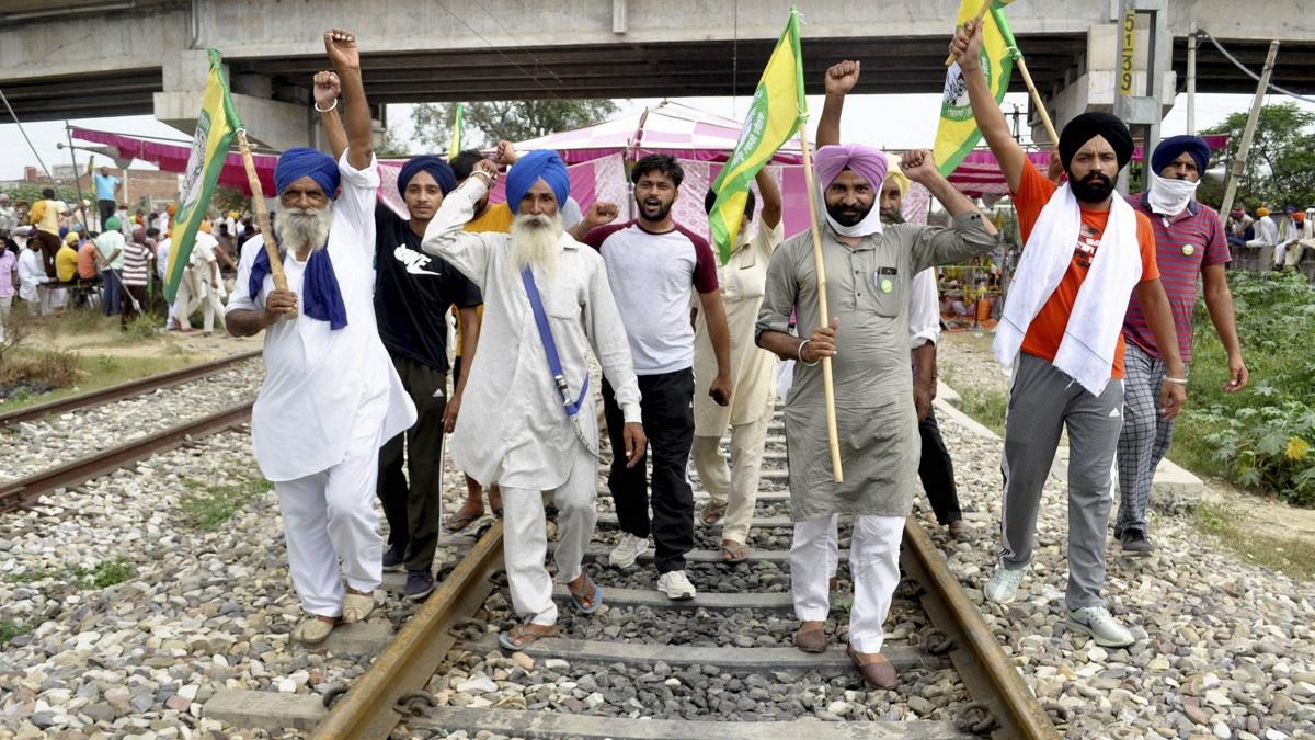 Farmer protest in Punjab (file photo-PTI)