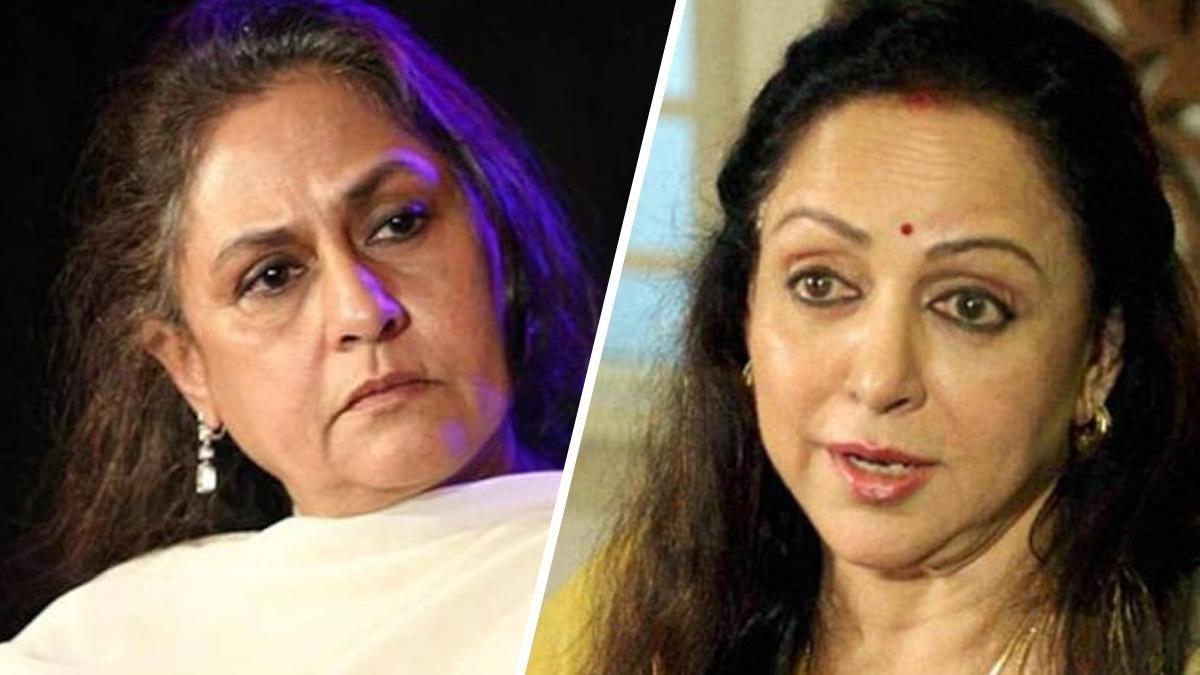 Hema Malini and Jaya Bachchan