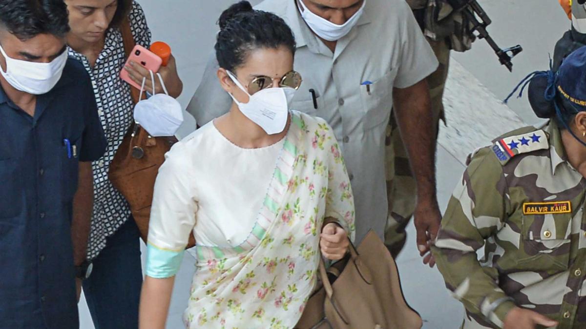 Y श्रेणी की सुरक्षा में कंगना रनौत (फोटो-PTI)