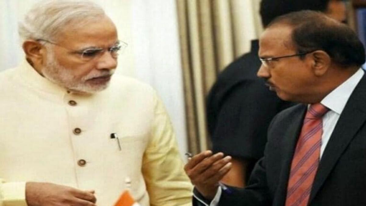 PM Narendra Modi with NSA Ajit Doval. (File photo)