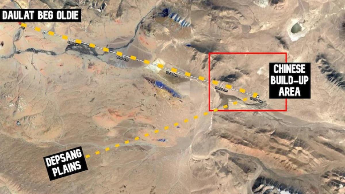 Chinese build-up in Depsang