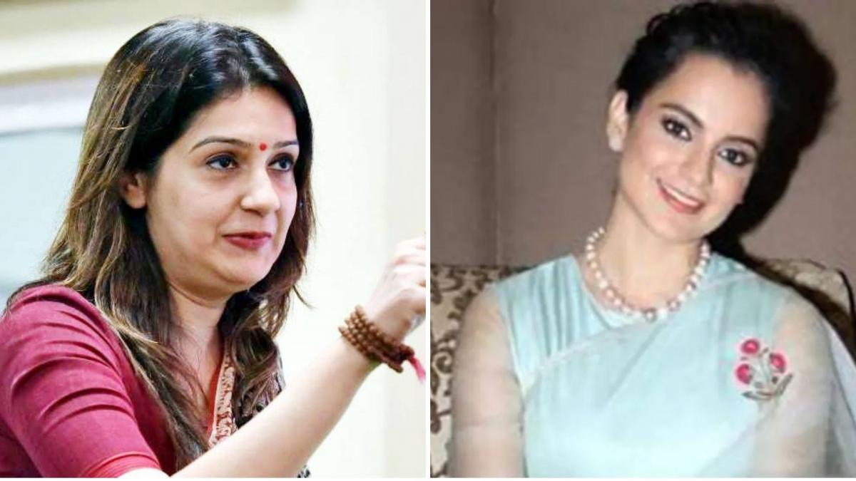Kangana Ranaut and Priyanka Chaturvedi (File Photo)