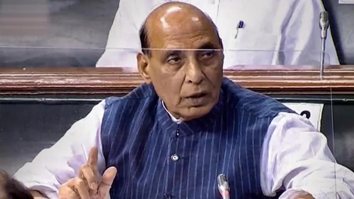 Defence Minister Rajnath Singh