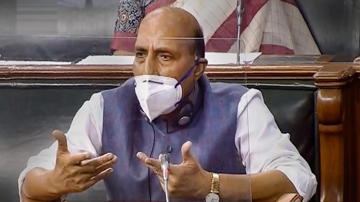 Defense Minister Rajnath Singh (File photo-PTI) 