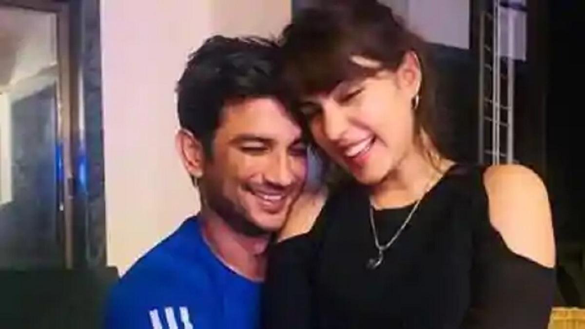 Sushant with Rhea
