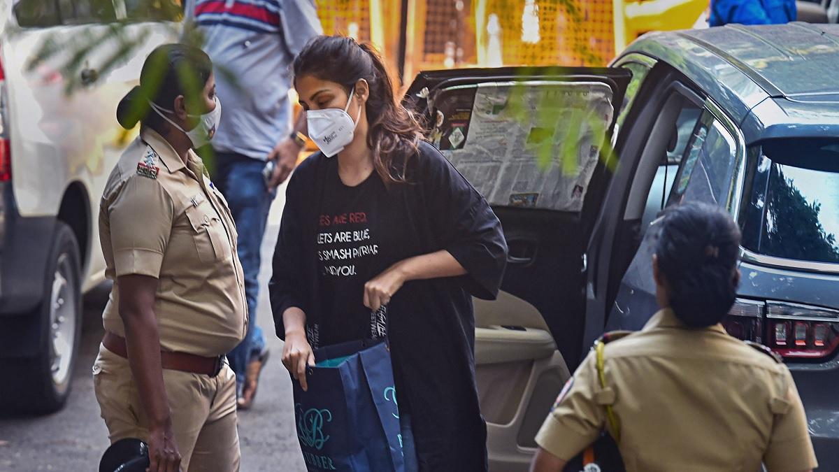 Rhea Chakraborty arrested (file photo-PTI)