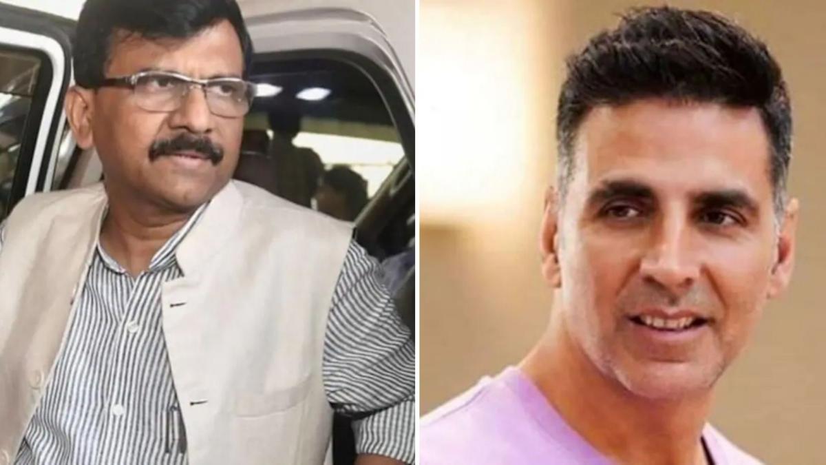 Sanjay Raut and Akshay Kumar (File Photo)