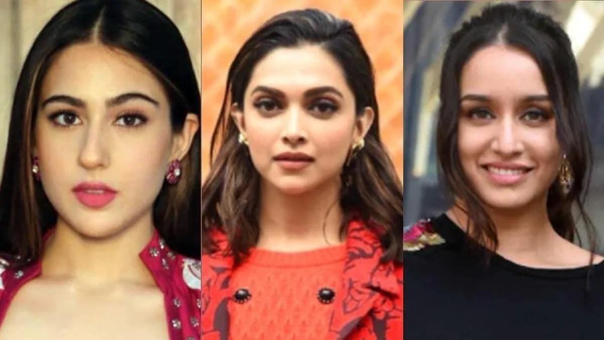 Sara, Shraddha and Deepika Padukone 