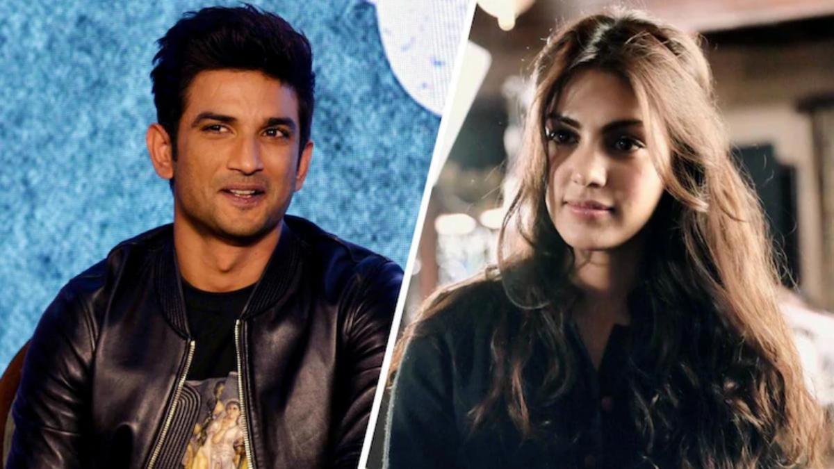 File photos of Sushant Singh Rajput and Rhea Chakraborty.