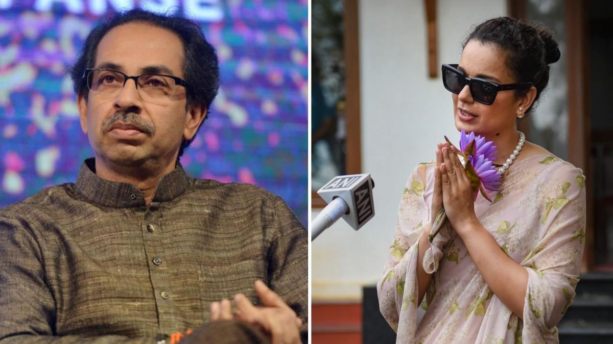 Uddhav Thackeray and Kangana Ranaut (File Photo/ PTI)