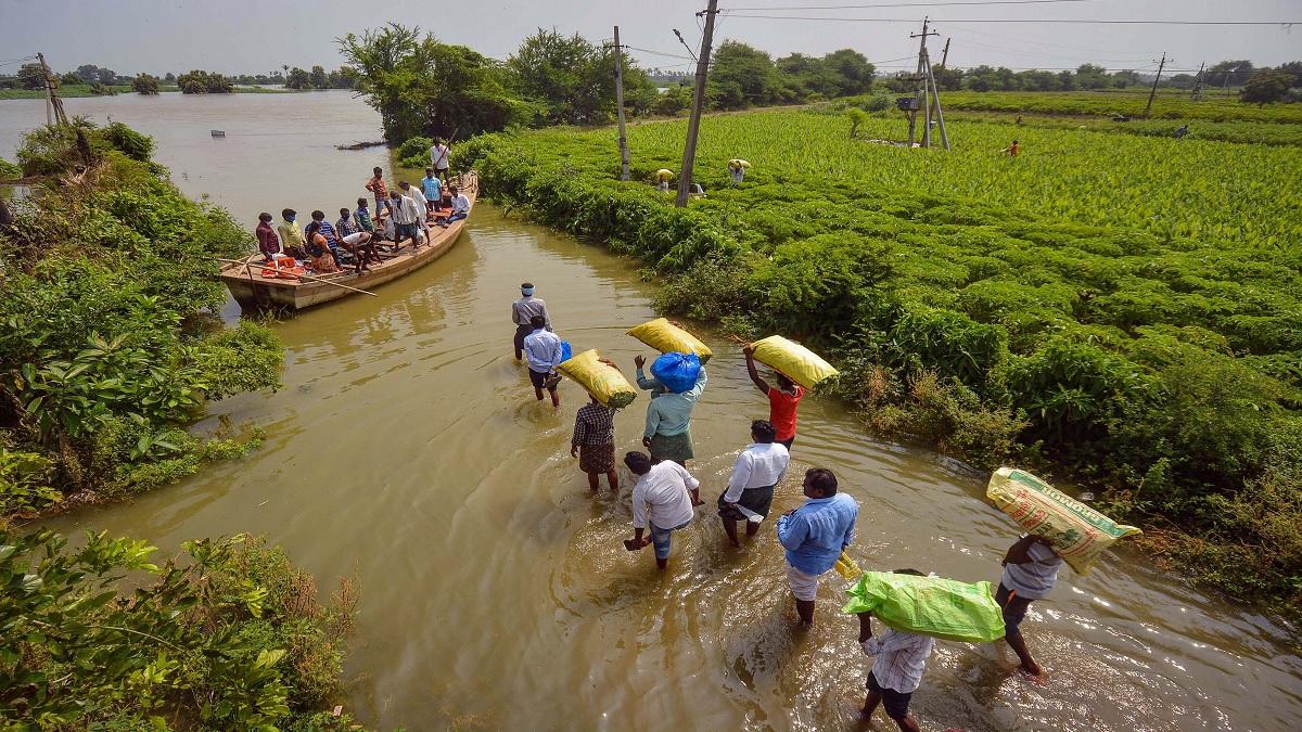 Flood Situation worsen in several states (Photo-PTI)