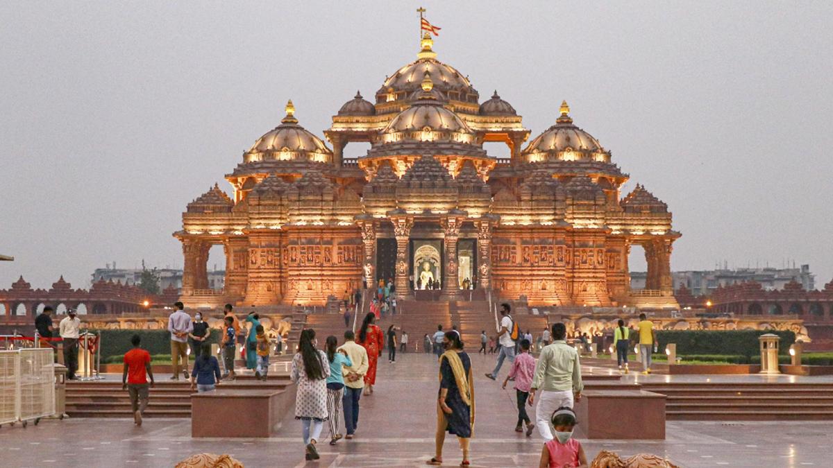 Akshardham temple doors reopened