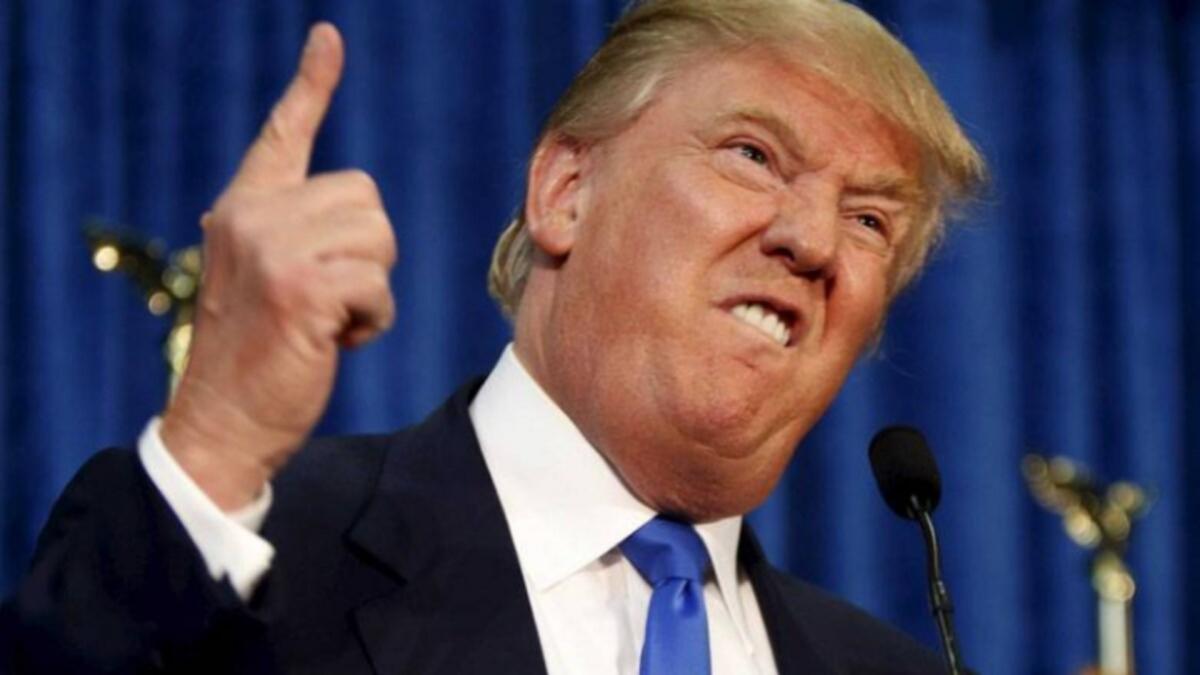 US president donald trump