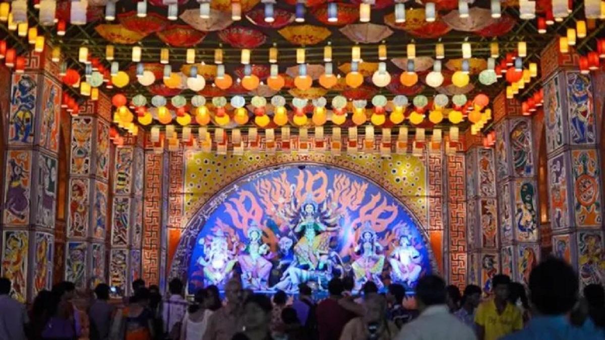Durga Puja pandal. (Photo: M Zhazo/India Today)
